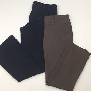 The Limited navy and brown trousers bundle!!!